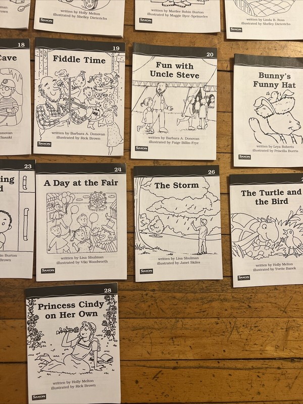 Saxon phonics & spelling GRADE 1, Decodeable Readers 7-28 Bonus Book 1 Used- New gallery