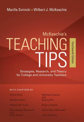 McKeachie’s Teaching Tips