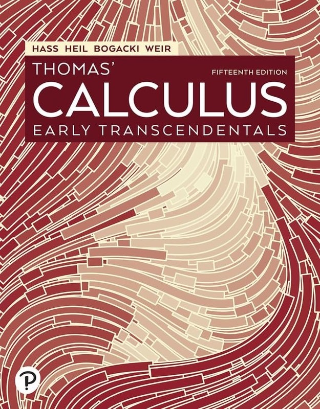 Thomas Calculus Early Transcendentals Hass Heil Bogacki Weir Hardcover 15th Hard
