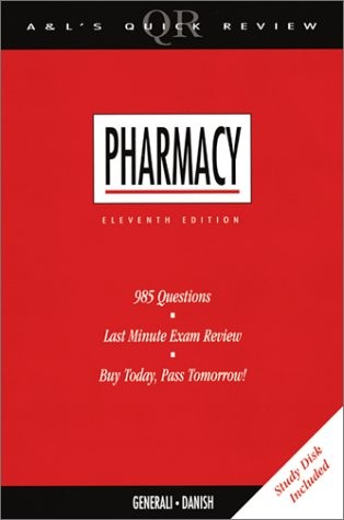 Appleton & Lange’s Quick Review: Pharmacy 11th Edition – Generali, Joyce A.|…