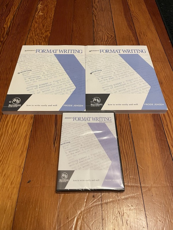 Lot Of 2 Jensen’s Format Writing Paperback Books And One DVD