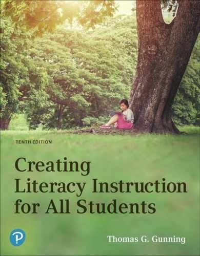 Creating Literacy Instruction for – Paperback, by Gunning Thomas – Very Good d