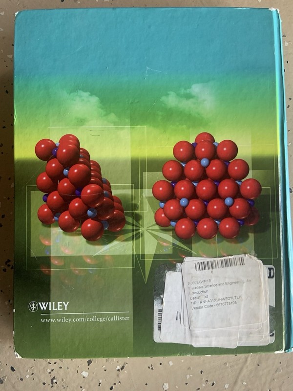 Materials Science and Engineering : An Introduction by David G. and William D. C gallery
