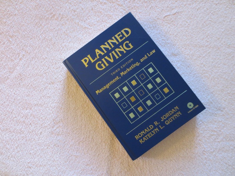 PLANNED GIVING: Management, Marketing, and Law, R. Jordan, Charity/Fundraising
