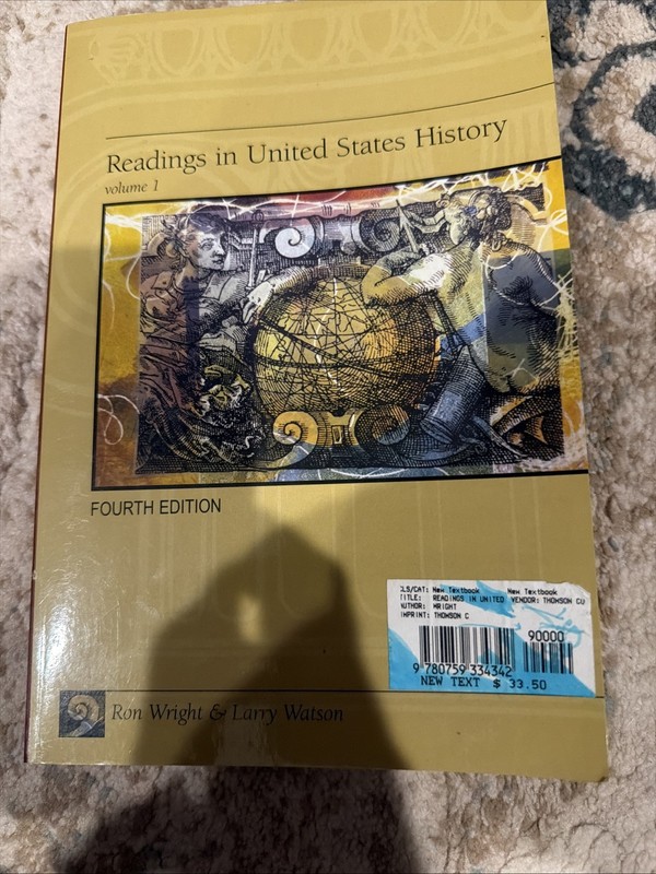 Reading In United States History Volum 1 / 4th Edition Ron Wright Larry Watson