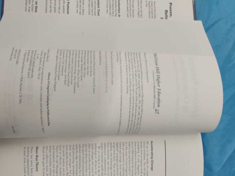 EFFECTIVE BEHAVIOR IN ORGANIZATIONS By Cohen, Fink, Gadon, Willits, 2001 gallery
