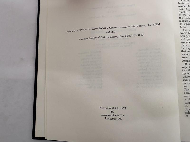 Wastewater Treatment Plant Design WPCF Manual of Practice No. 8, ASCE 1977 gallery
