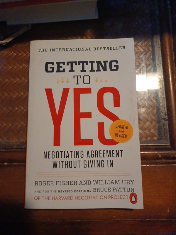 Getting To Yes Roger Fischer