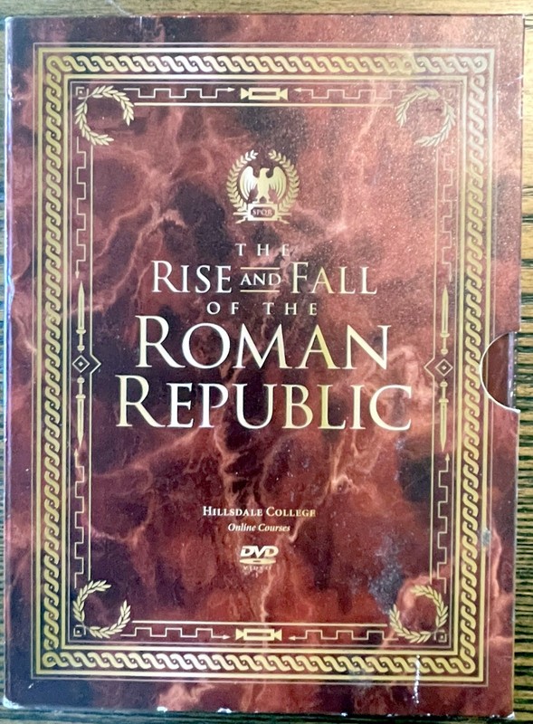 The Rise & Fall of Roman Republic 4 DVD Disc Course Hillsdale College : VG