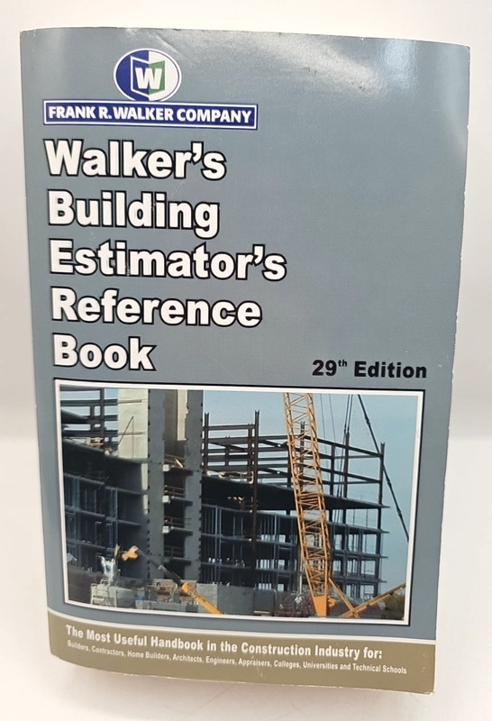 Walker’s Building Estimator’s Reference Book 29th Edition 2012 Paperback
