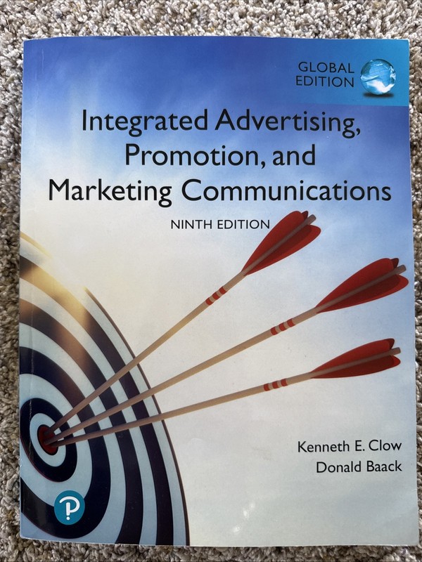 Integrated Advertising, Promotion, And Marketing Communication College Textbook