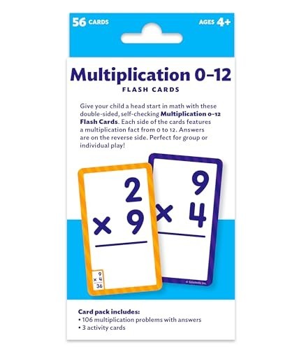 Flash Cards: Multiplication 0 - 12, Free Shipping gallery