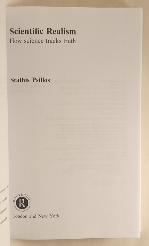 Scientific Realism: How Science Tracks Truth by Stathis Psillos Library Binding gallery