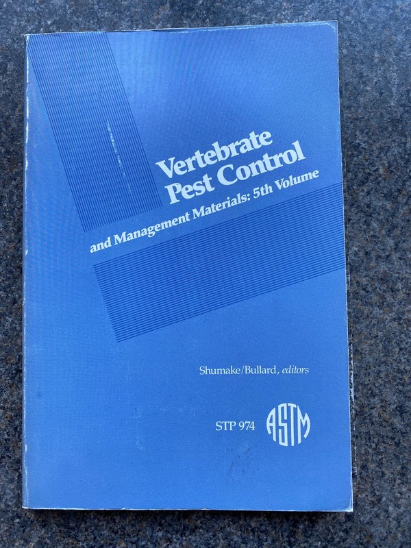 Vertebrate Pest Control and Management Book