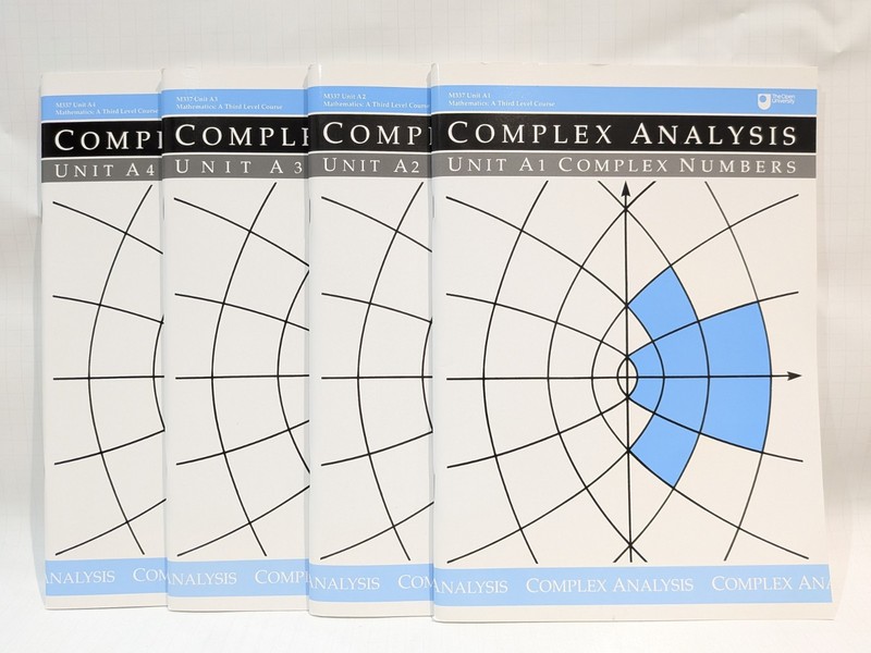 Open University Course M337 Unit A Books 1-4 Complex Analysis Mathematics