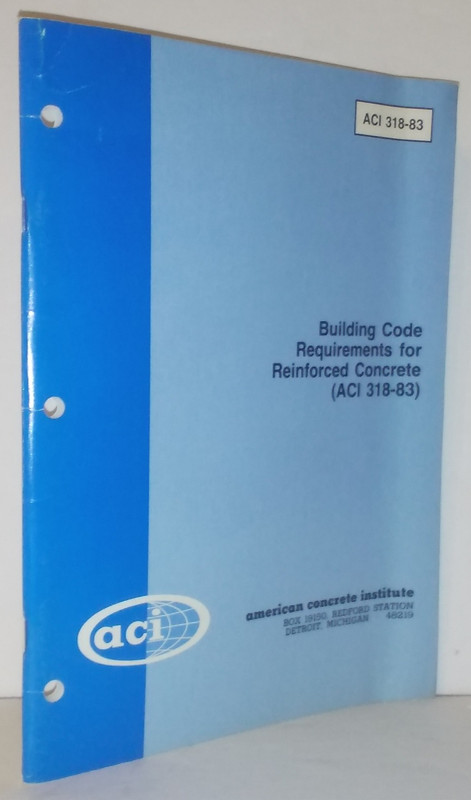 ACI 318‑83 Building Code Requirements for Reinforced Concrete | Paperback gallery