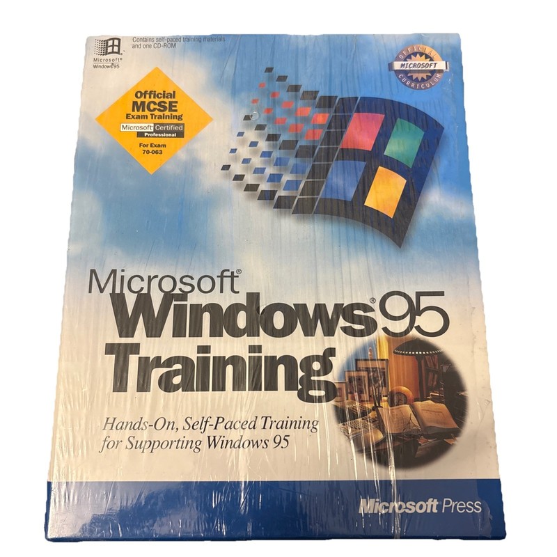 Microsoft Windows 95 VTG Training Kit Self Taught MCSE Exam Volume 1 & 2 Set