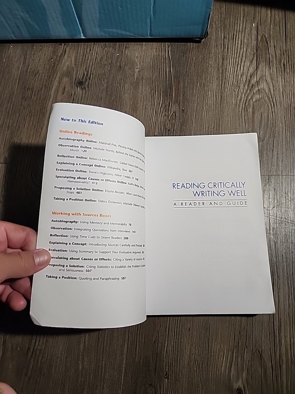 Reading Critically, Writing Well : A Reader and Guide by Charles R. Cooper, Rise gallery