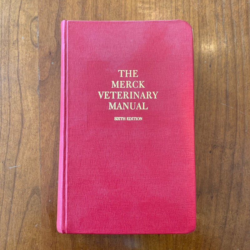 The Merck Veterinary Manual – 6th Sixth 1986 – 1991 Fingered