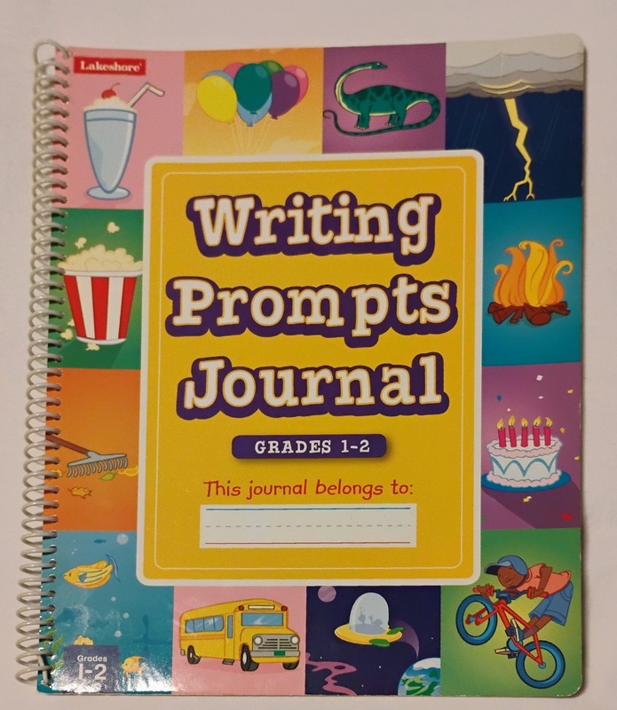 Lakeshore Writing Prompts Journal – Grades 1 – 2 – Student Workbook