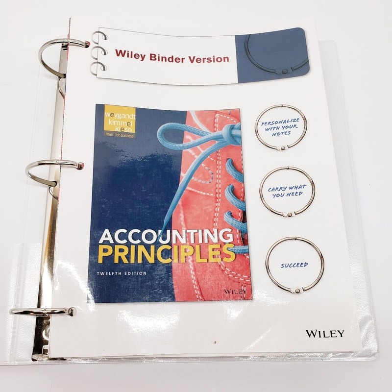 Accounting Principles Twelfth Edition Wiley Binder Version – Missing 3 Chapters