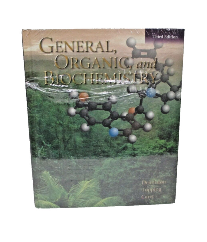 General, Organic, and Biochemistry third edition w/ Solutions Manual sealed text