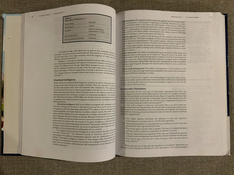 Organizational Behavior and Management in Law Enforcement (Fourth Edition) gallery