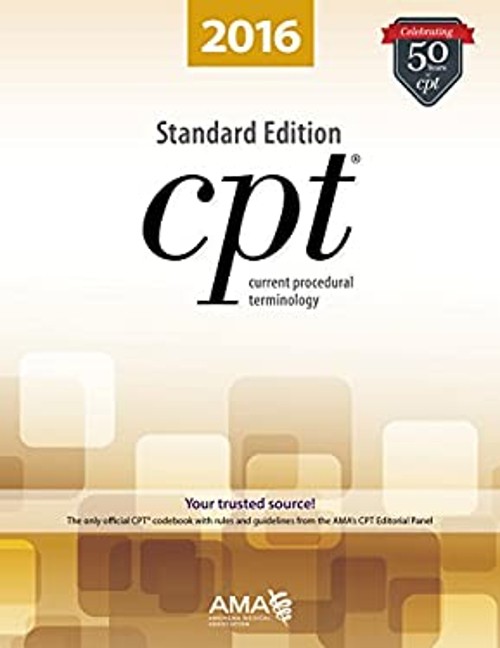 CPT 2016 Standard Edition Paperback American Medical Association