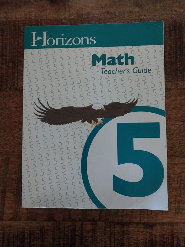 Horizon’s Math Level 5 Teacher’s Guide – Good Condition
