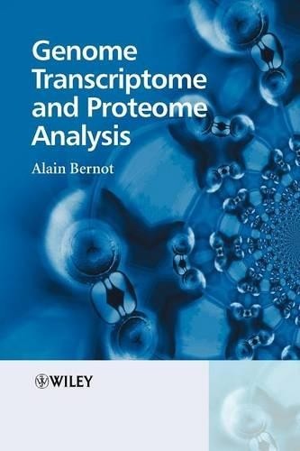 Alain Bernot Genome Transcriptome and Proteome Analysis (Paperback) (UK IMPORT)