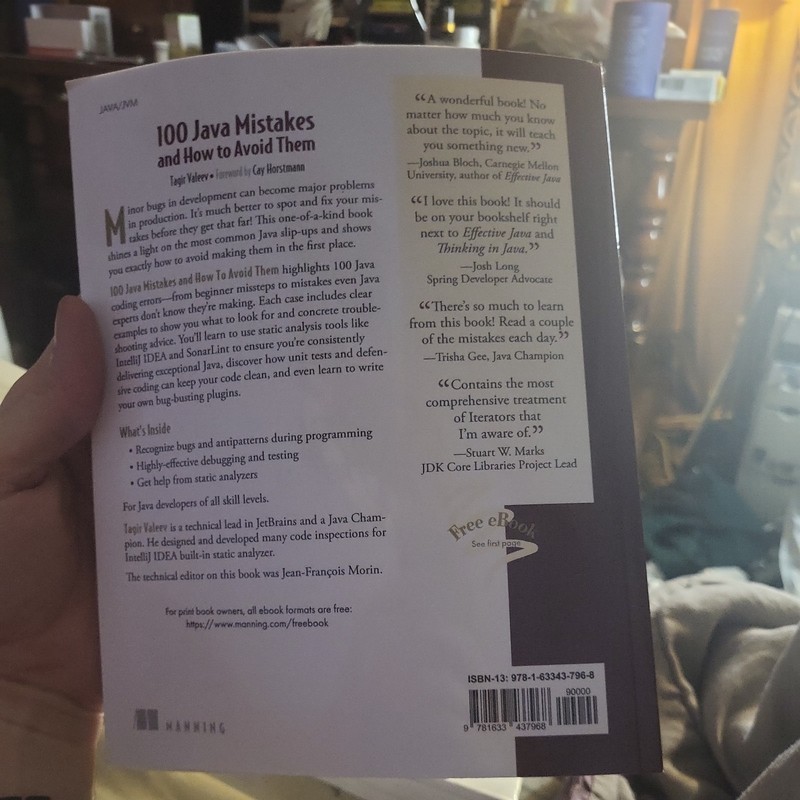 100 Java Mistakes and How to Avoid Them by Tagir Tagir Paperback Book gallery