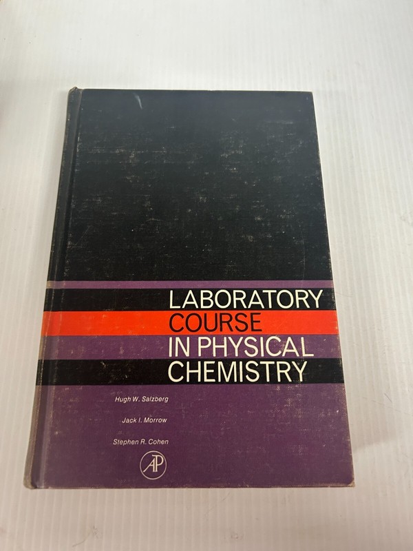 Laboratory Course In Physical Chemistry (fc115-1/b1282)
