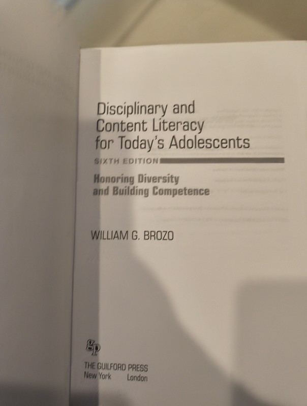 Disciplinary and Content Literacy for Today's Adolescents : Honoring... gallery