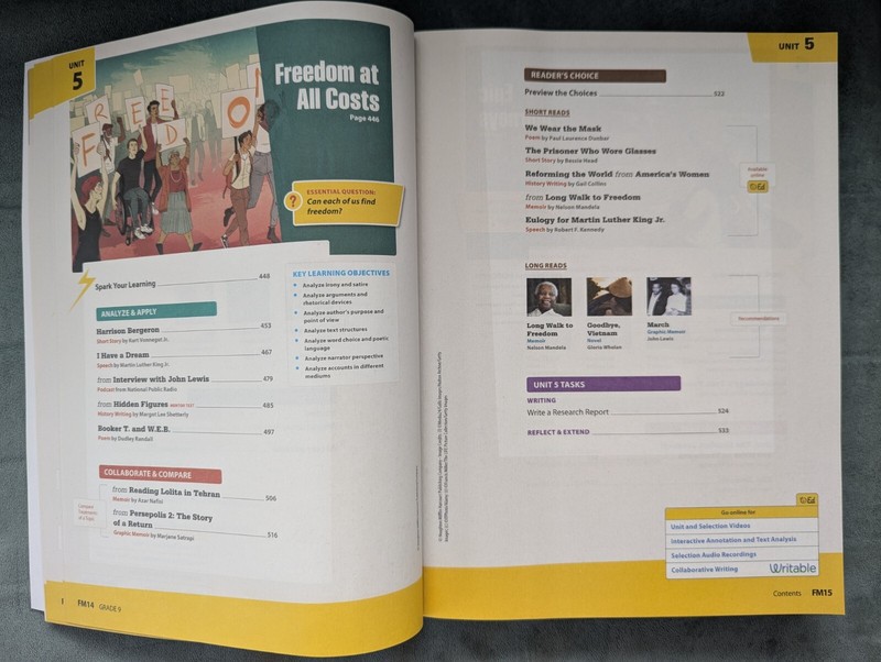 HMH Into Literature Florida Student Grade 9 Workbook gallery