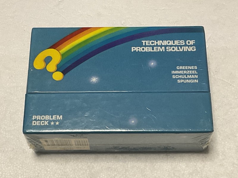 Techniques Of Problem Solving Second Grade Problem Deck SEALED – FREE SHIPPING!!