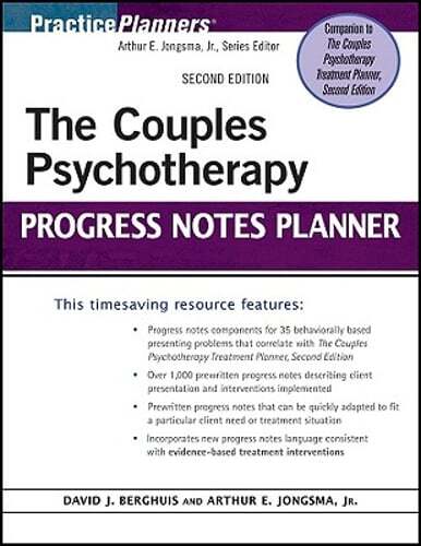 The Couples Psychotherapy Progress Notes Planner by Jr. Jongsma, Arthur E.: Used