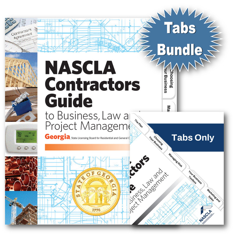 NASCLA Georgia Residential & General Contractors 3rd Edition Spiral with Index T