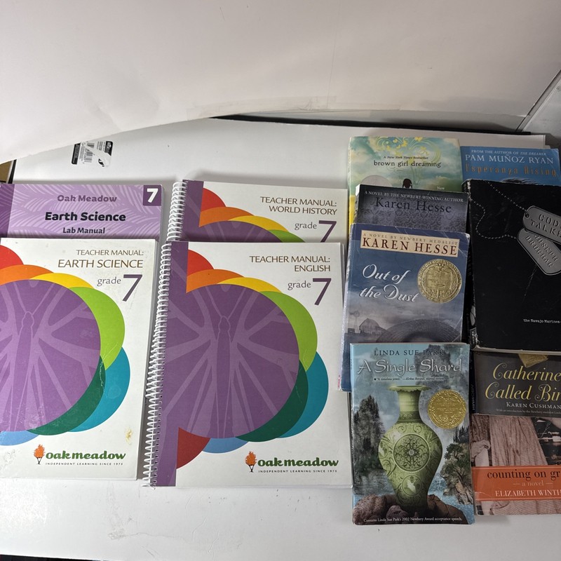 Oak Meadow Grade 7,(2018) Teachers Manuals And Novels
