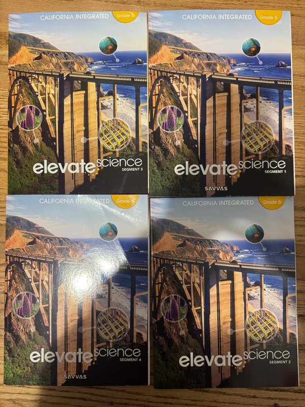 Elevate Science California Integrated Grade 6 Segment 1-4 Set (total 4)