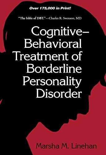 Cognitive-Behavioral Treatment of – Hardcover, by Linehan Marsha – Very Good u