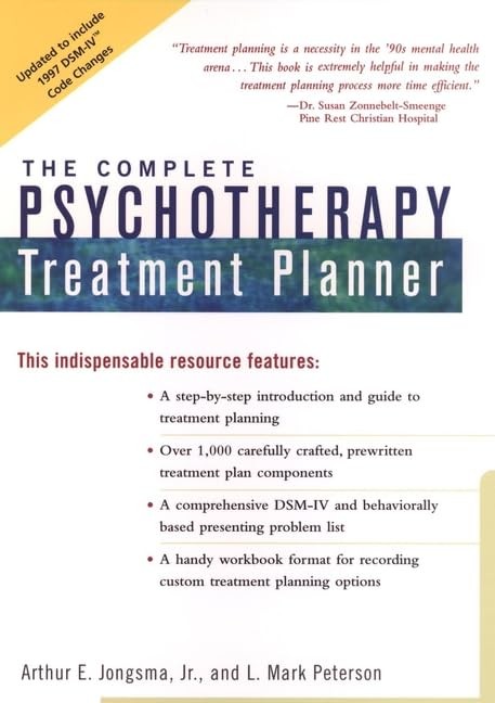 The Complete Psychotherapy Treatment Planner (Series in Clinical Psychology …