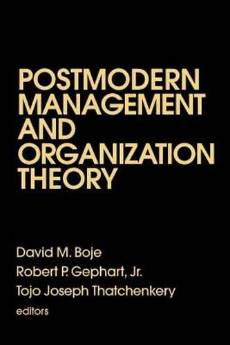 Postmodern Management and Organization Theory by David Boje: Used