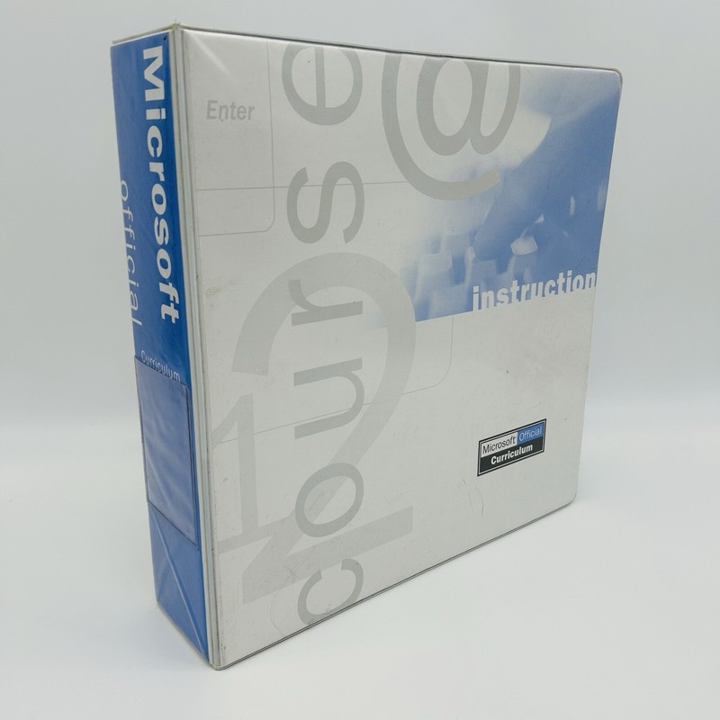 Microsoft Binder Official Curriculum Windows 2000 Course *Employee Owned*