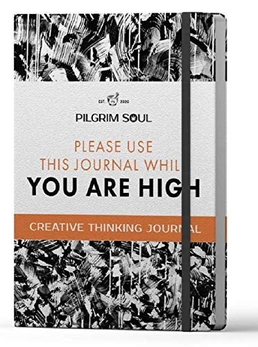 The Original Creative Thinking Journal: Please Use the Journal While High – A gu