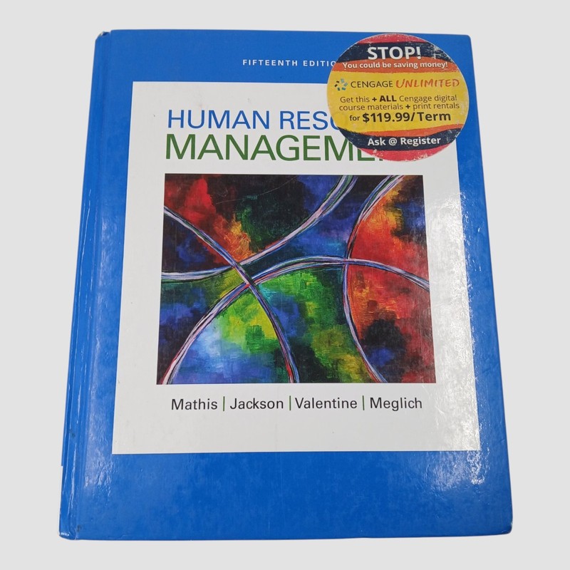 Human Resource Management Fifteenth Edition Book