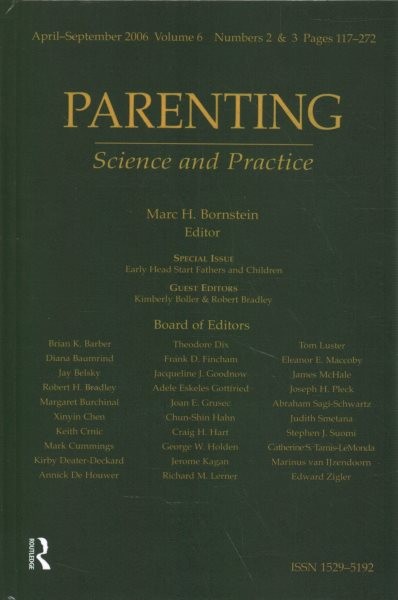 Parenting : Science and Practice: Pages 117-272: April – September 2006, Hard…