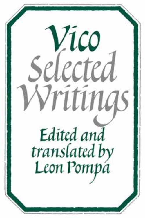 Vico : Selected Writings Paperback Giambattista Vico