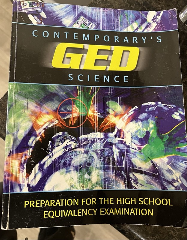 Contemporary’s GED Science For High School by Robert Mitchell 2002 Paperback VG