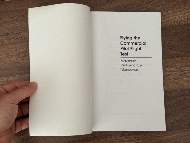 Flying the Commercial Pilot Flight Test Paperback - Ron Fowler - 1997 - B33 gallery