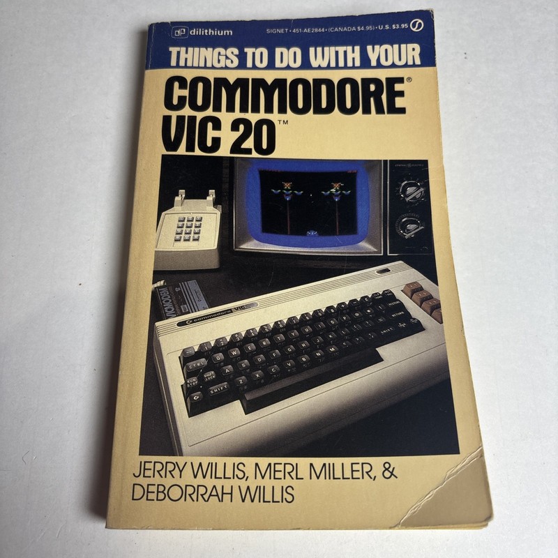 Commodore VIC 20 Things To Do With 1983 1st Printing Signet PB Computer Book